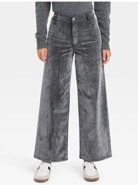 Universal Thread Sailor Wide Leg Velour Pants Sz 12R Trendy Boho Festival